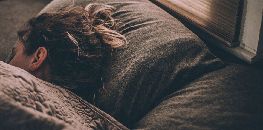 Gemütlich im Bett liegen