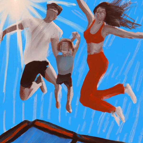 Der Familientag- Mann und Kind: einfach unbeschwert den Tag genießen: gemeinsam frühstücken, eine Radtour, Eis essen, auf dem Trampolin in die Luft springen...