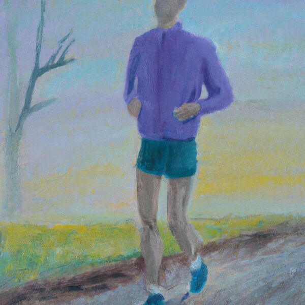 Morgenlauf, Lachen, Spaß.