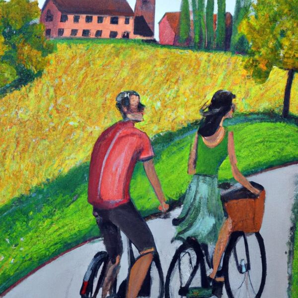 Radtour mit meinem Mann durch das Elsass