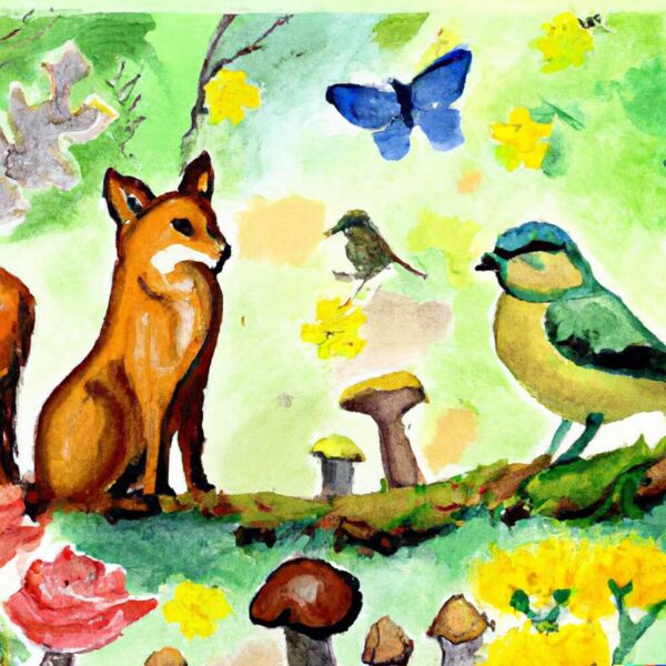 Mit klarem Kopf durch den frischen Wald laufen. Dabei würde ich meine Aquarellfarben auspacken und ein schönes Bild malen. Mit Pilzen, Vögeln und vielen bunten Blumen.