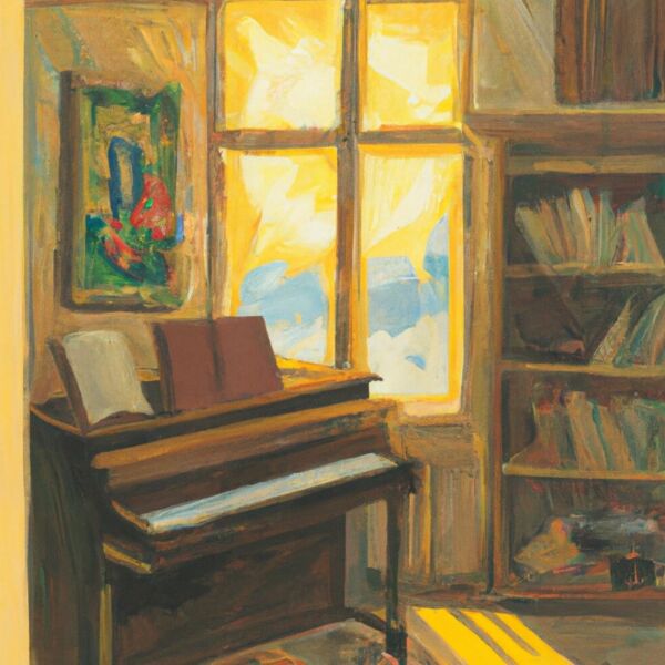 Lesen, Klavier spielen