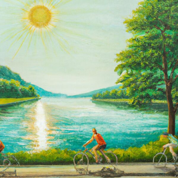 Dann würde ich mich für eine schöne Tour auf einem wunderschönen Radweg  am Fluss entlang rüsten, alles packen um unbeschwert losradeln zu können und den Tag in vollen Zügen genießen. Unabhängig von Zeit und allem Anderen was einen ausbremst und stört! Unterwegs schön einkehren und lecker essen. Um dann zufrieden und glücklich wieder zu Hause anzukommen.