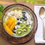 Obstsalat mit Kokosraspeln